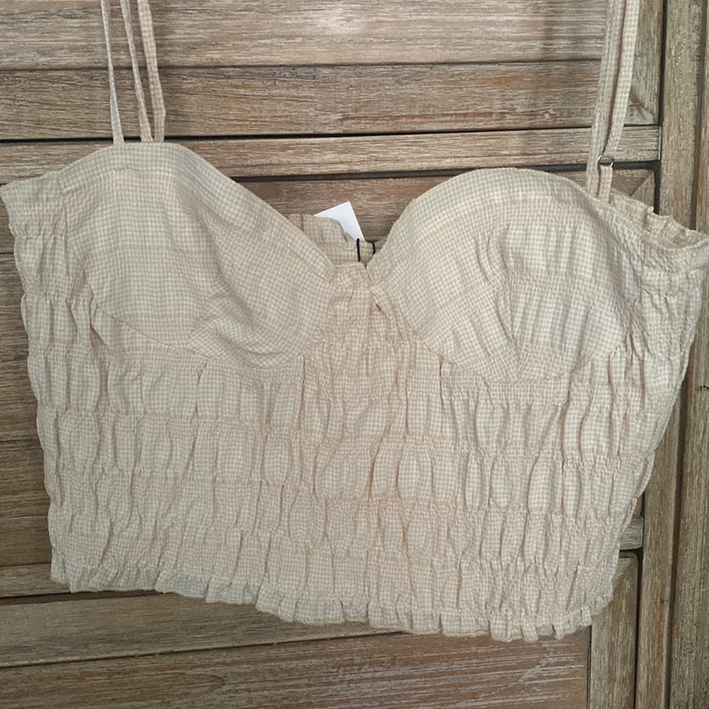 NWT Zara Cropped Tank TOp